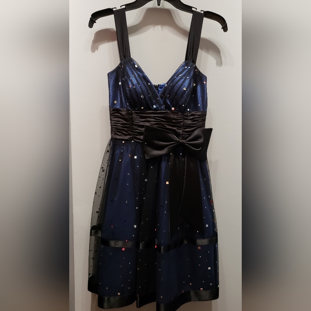 Blondie Nites Syacy Skylar Triple Layer Tulle Overlay 50's Dress Juniors Sz: 1